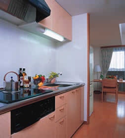 居室キッチン メデカマンション桂(高齢者賃貸住宅)の画像