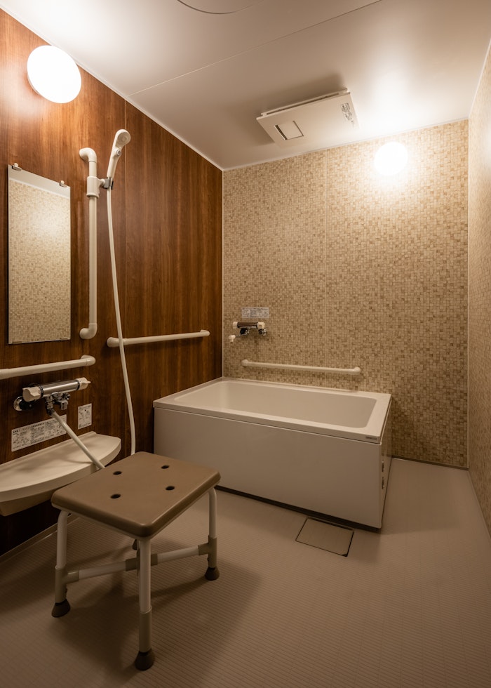 浴室 レクケア松ヶ丘(サービス付き高齢者向け住宅(サ高住))の画像