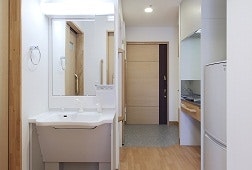 居室洗面・キッチン そんぽの家調布多摩川(有料老人ホーム[特定施設])の画像