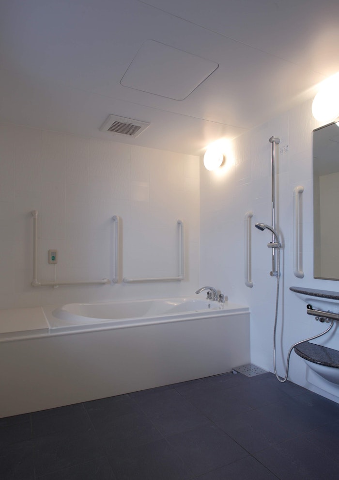 共用浴室 リリィパワーズレジデンス高田西(サービス付き高齢者向け住宅(サ高住))の画像