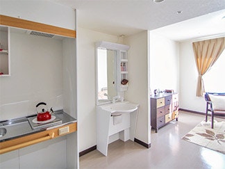 居室キッチン・洗面台 福寿いせはら上粕屋(サービス付き高齢者向け住宅(サ高住))の画像