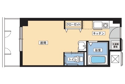 そんぽの家S居室間取り図 そんぽの家S 日吉西(サービス付き高齢者向け住宅(サ高住))の画像