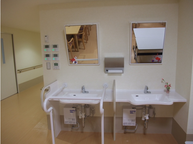 共用洗面スペース アイケアおおるり上島(サービス付き高齢者向け住宅(サ高住))の画像