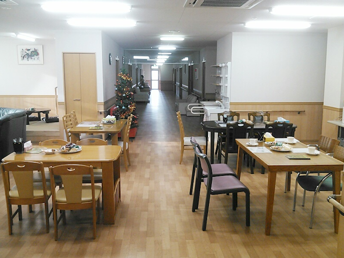 食堂兼機能訓練室 シルバーホーム みのり西小原(住宅型有料老人ホーム)の画像