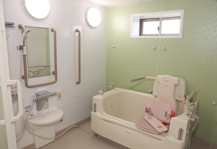 浴室 コミュニティホームあんり南江口(サービス付き高齢者向け住宅(サ高住))の画像