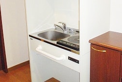 居室キッチン SOMPOケア そんぽの家 なんば(有料老人ホーム[特定施設])の画像