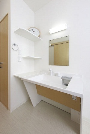 洗面化粧台 ハートビレッジ岸和田(住宅型有料老人ホーム)の画像